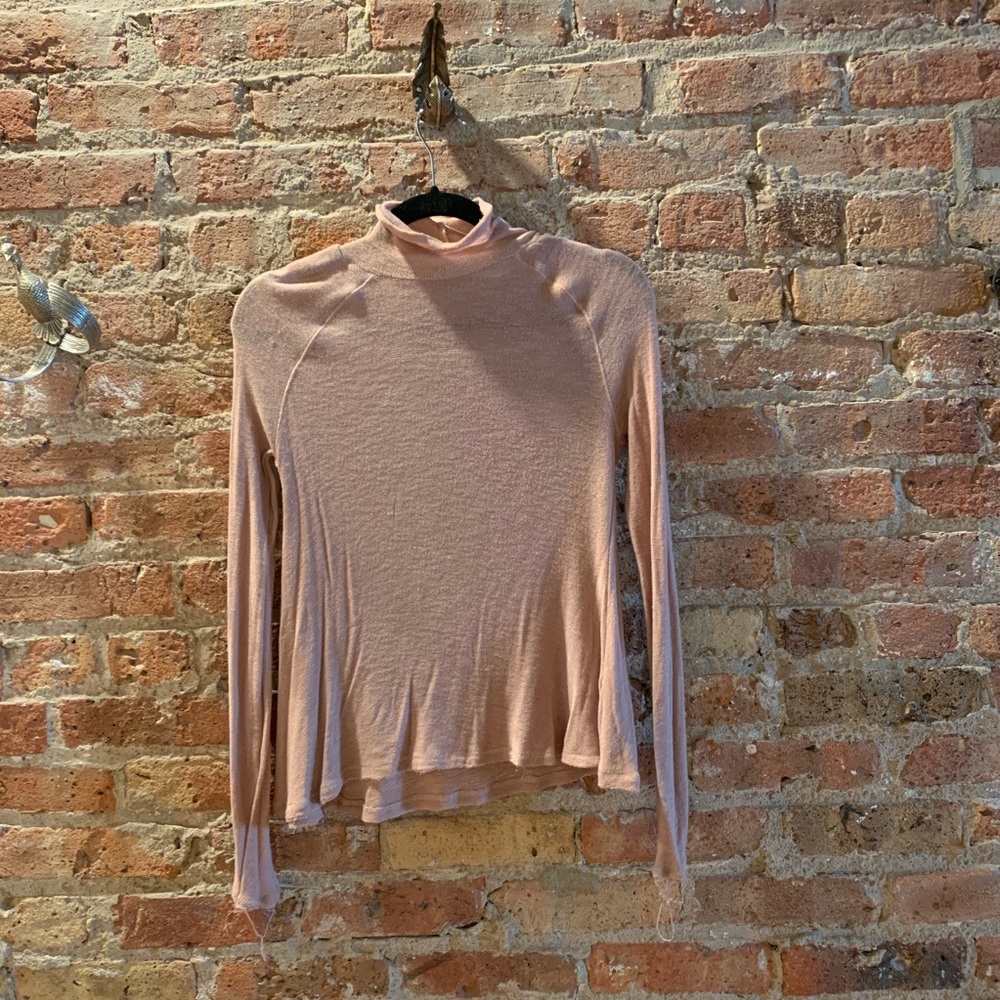 Free People Light Turtleneck Sweater
